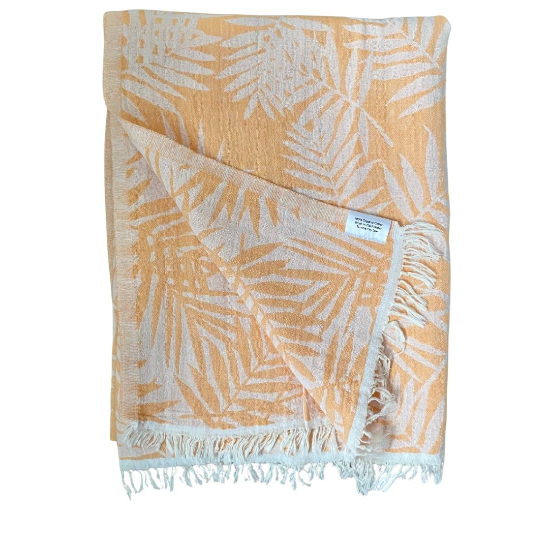 The Palm Towel | Tangerine