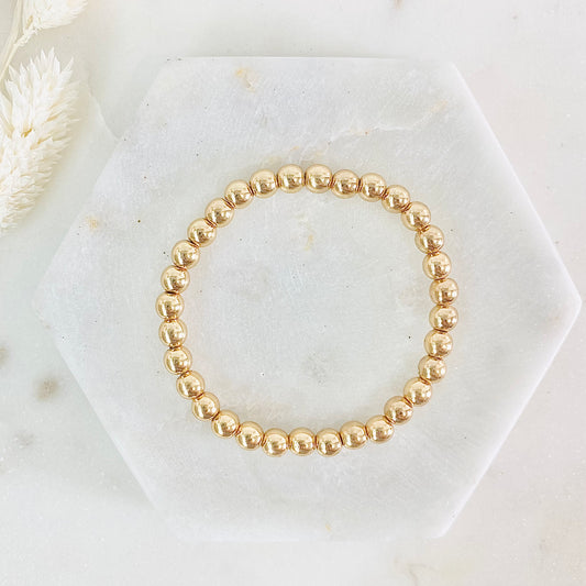 Gold HEmatite Gemstone Bracelet The Artisans Loft Canada